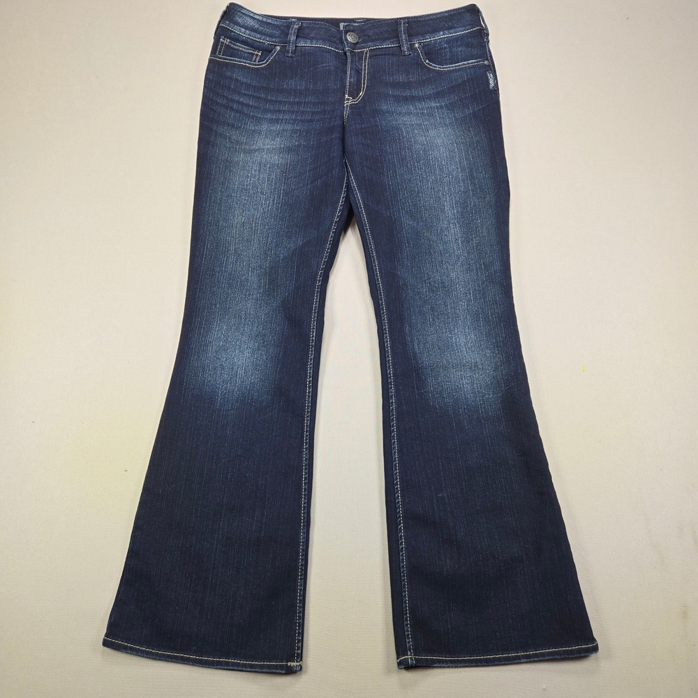 Silver Jeans Co Suki Bootcut Mid Rise Dark Wash Denim‎ Jeans Womens 31x30